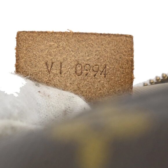 LOUIS VUITTON LV Logo Deauville Hand Bag Monogram Leather Brown 558-082225 - Picture 16 of 16